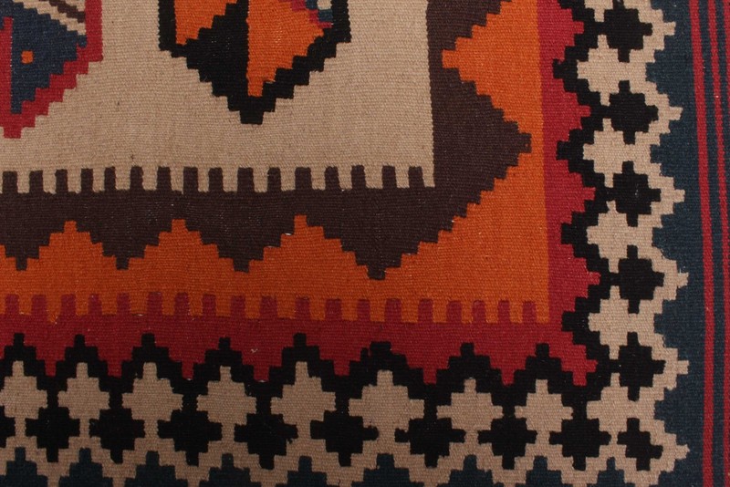 Vintage Hand Woven Area Rug 5'1" x 7'10" Traditional Wool Oriental Carpet gallery