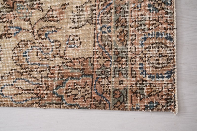Turkish Vintage Runner Rug 2x9 Handmade Muted Organic Carpet Wool Runner,509 gallery
