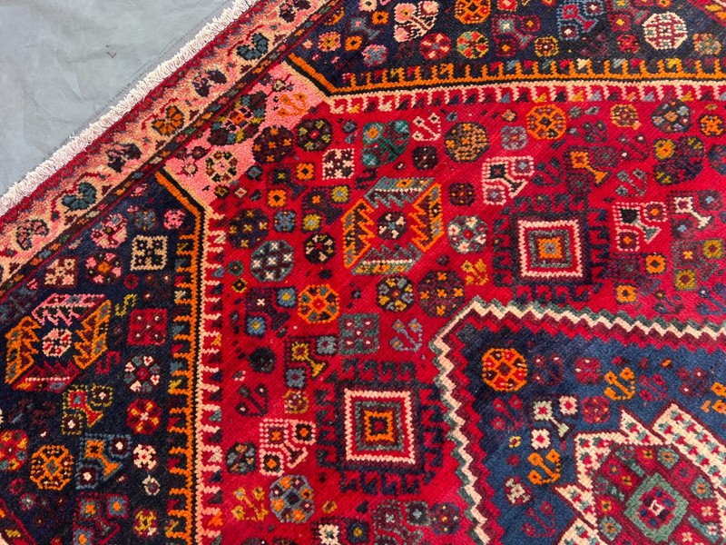 5x6 RED ANTIQUE RUG HAND-KNOTTED VINTAGE ORIENTAL big fine wool handmade gallery
