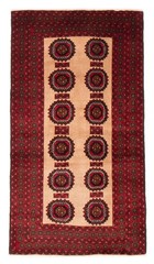 Vintage 3’5″ x 5’9″ Traditional Hand Knotted Vegetable Dye Wool Area Rug