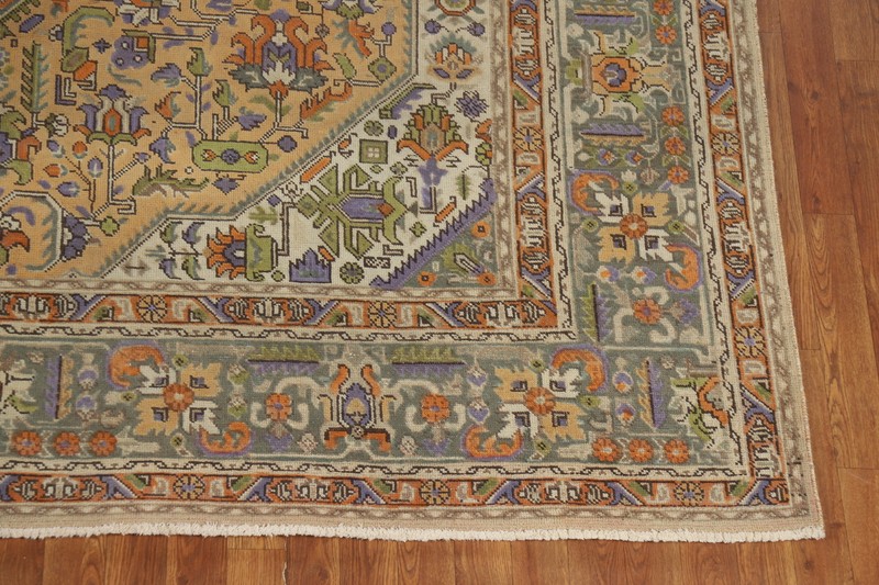 Over-Dyed Wool Traditional Vintage Handmade Room Size Area Rug 8x11 Carpet gallery