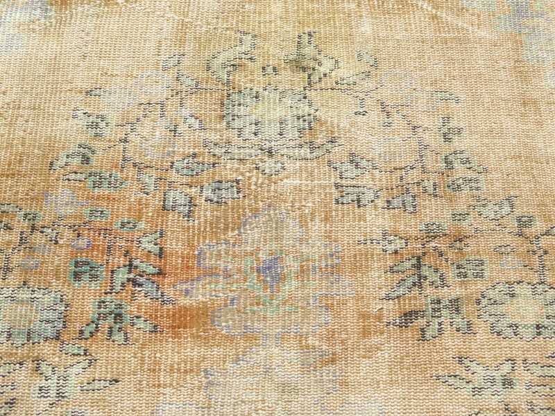 Vintage Rug, Anatolia Carpet, Distressed Rug, Floor Carpet Handmade Rug 73"X109" gallery