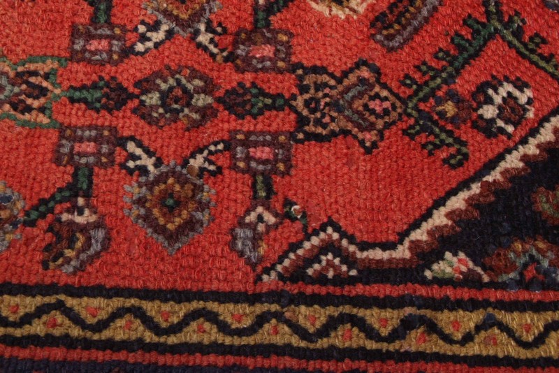 Vintage 6'8" x 10'1" Traditional Hand Knotted Vegetable Dye Wool Area Rug gallery