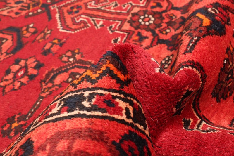 Vintage Hand-Knotted Area Rug 3'10" x 6'2" Traditional Oriental Wool Carpet gallery