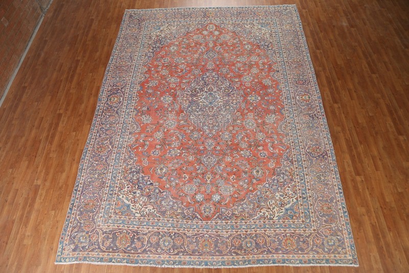 Medallion Semi-Antique Classic Area Rug Living Room Hand-made Wool Carpet 10x13 gallery