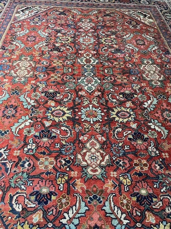 circa 1920s handmade antique mahal rug 10.5x14.1 ft gallery