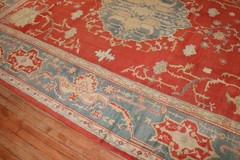 Antique Gorgeous Turkish Oushak Ushak Rug Size 10’x13’5”