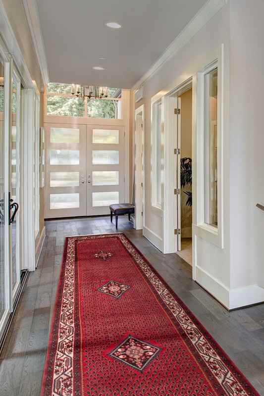 3'5" x 10'0" Vintage Hand-knotted Runner Rug Traditional Oriental Wool Carpet gallery