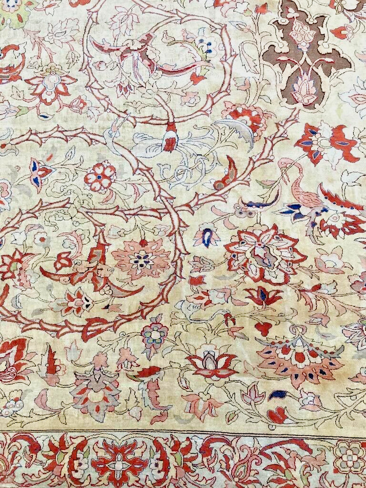 Antique HEREKE Oversized Size : 11' - 8" x 17' - 9" Circa : 1922