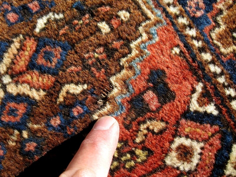 AMAZING 1900 ANTIQUE FULL PILE SMALL RUG EXCEPTIONAL PIECE GREAT COLORS gallery