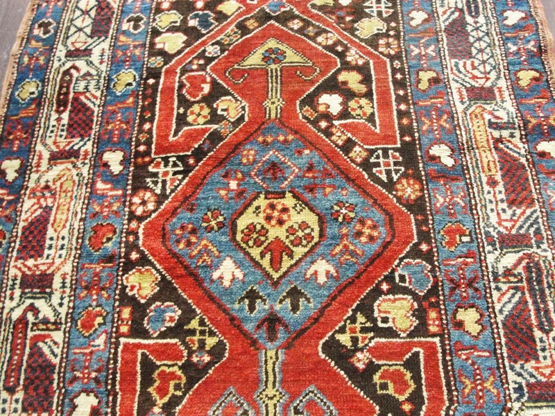 Antique Caucasian Runner 3'6" × 13'8"c-1900's #16738 gallery