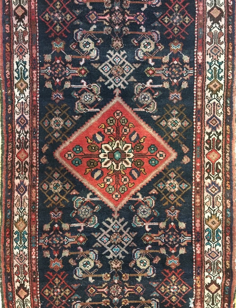 Tremendous Tribal - 1930s Antique Oriental Rug - Nomadic Runner - 3.7 x 13.5 ft.