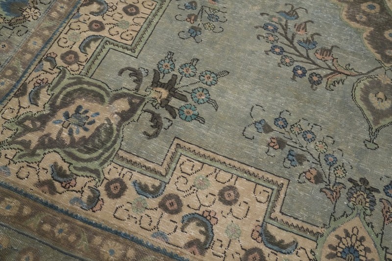 Handmade Wool Living Room Vintage Area Rug 10x12 Traditional OverDyed Carpet gallery