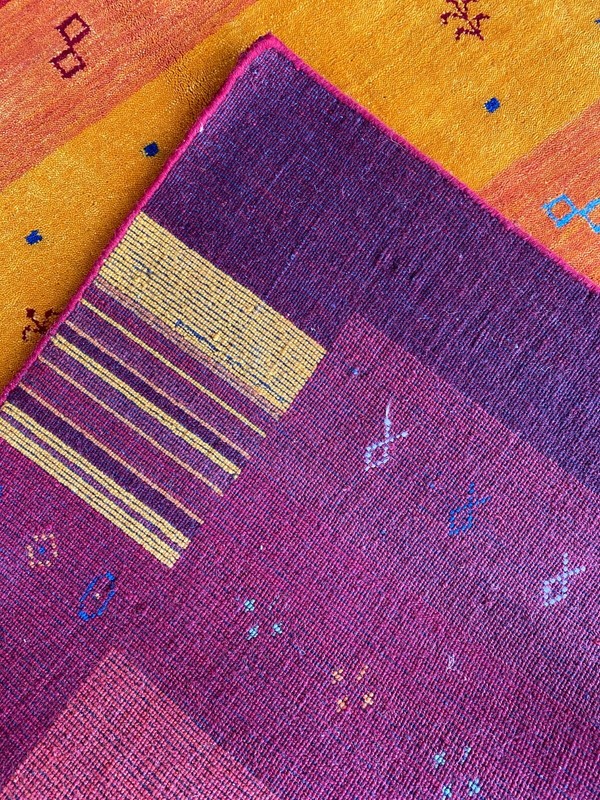 Fine Quality Handmade Nepalese Tibetan Area Rug 6'x8' Natural Dyes Wool Modern gallery