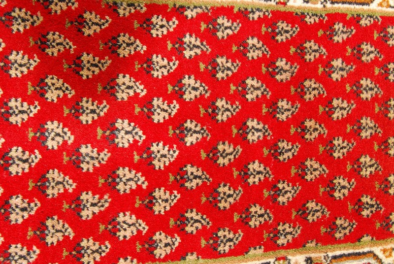 Original Authentic Hand Made Carpet India Varanassi 60x40 CM gallery