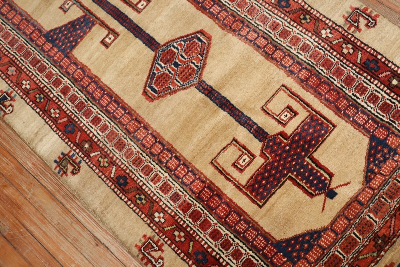 Antique Bakhshaish Camel Hair Rug 3'1''x16'9'' gallery