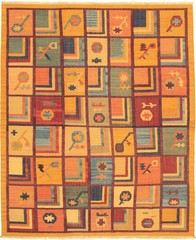 Vintage 8’3″ x 10’0″ Traditional Wool Hand Woven Oriental Area Rug
