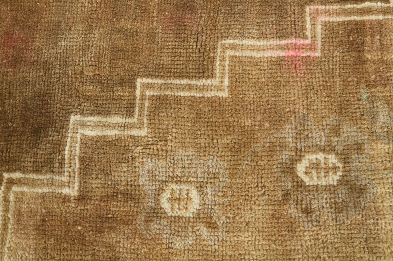 2x4 Turkish Door Mat Rug Hand-Knotted Small Vintage Oushak Carpet Mini Rugs,571 gallery