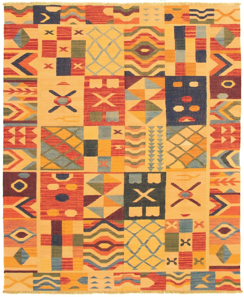 Vintage 8'3" x 10'1" Traditional Wool Hand Woven Oriental Area Rug