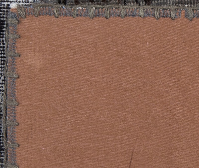Patchwork 252x175 cm Hand Knotted Vintage Rug Carpet Rectangular Grey gallery