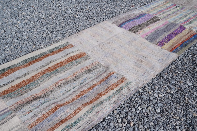 Turkish Kilim Runner Rug 3x36 ft Vintage Handmade Farmhouse Extra Long Rug 828 gallery