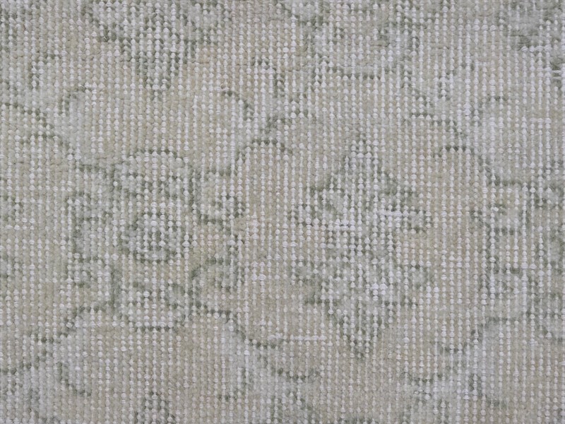 Vintage Turkish Area Rug Hand Knotted Wool Beige Cream Home Decor Carpet gallery