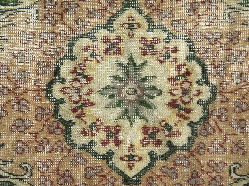 Vintage Rug, Floor Carpet, Distressed Rug Area Rugs Handmade Carpet Rug 80"x116" gallery