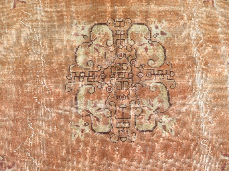 Vintage Rug, Anatolia Carpet, Distressed Rug, Floor Carpet Handmade Rug 81"x118" gallery