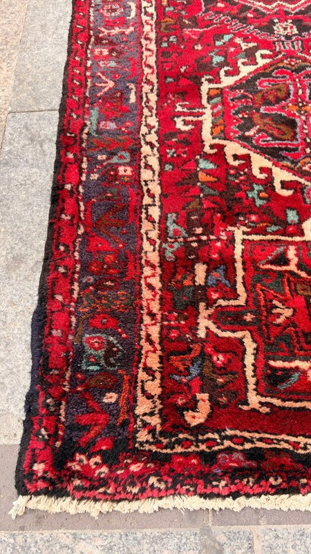 3' x 16'2'' Vintage Rug Runner Carpet Natural Village Handmade Rug.SKU:P1761 gallery