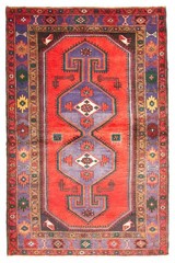 Traditional Vintage Hand-Knotted Area Rug 4’6″ x 6’11” Oriental Wool Carpet