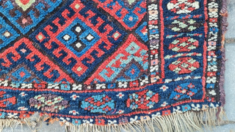 Kurdish rug, Wall decor, 1800s oriental rug, tribal rug, Antique Rug, Baho rug gallery