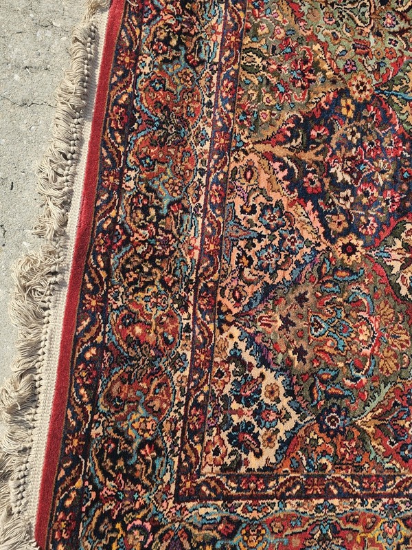 Karastan Multicolor Panel Kirman Rug #717 Size 5.9 x 9 Wool New With Tags RARE gallery