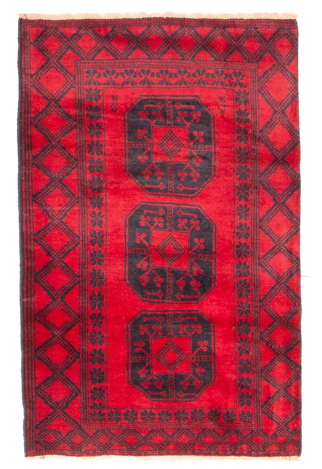Vintage Traditional Hand-Knotted Area Rug 2'10" x 4'6" Oriental Wool Carpet gallery