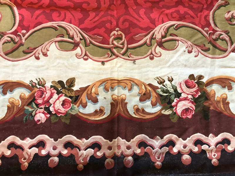 An Authentic Estate Found Mid 19th Century 11'-6'' x 15' French Aubusson Rug gallery