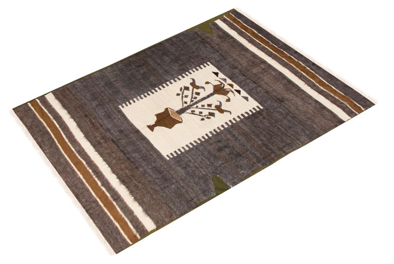 5x7, 4'9 x 6'6 ft, Siirt Blanket Kilim Rug, Siirt Blanket,Turkish Blanket Rug gallery
