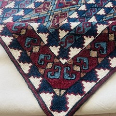 Vintage Turkish Anatolian Wool Needlepoint Rug / Wall Hanging – 36”x60” (3’x5’)
