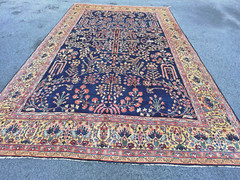 ANTIQUE SAROUK FEREGHAN 9x12ft