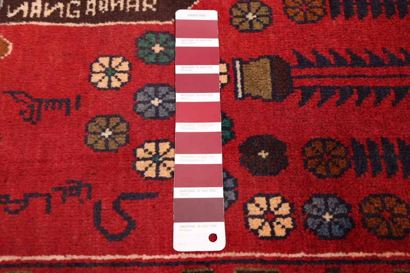 Vintage 3'7" x 6'4" Traditional Hand Knotted Vegetable Dye Wool Area Rug gallery