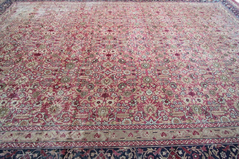 11x17 Antique Turkish Oushak Rug Fine Hereke Carpet Pink 341cm x 519cm c.1870 gallery