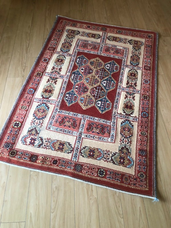 Hand Knotted Rare Rug, Raised Edges gallery
