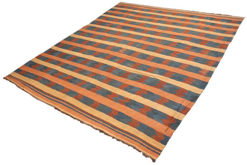 Traditional Vintage Hand Woven Area Rug 12'10" x 16'3" Wool Oriental Carpet gallery