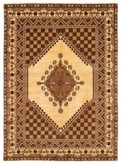 Vintage Hand-Knotted Carpet 7’7″ x 10’4″ Traditional Oriental Wool Area Rug