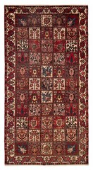 Vintage Geometric Area Rug 5’3″ x 9’10” Traditional Hand-Knotted Wool Carpet