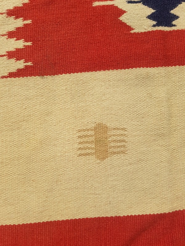 Vintage Traditional Handcrafted Turkish Kilim Rug for Home Décor 177x117 cm gallery