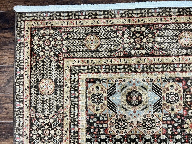 Room Sized Oriental Rug 10x11 Power Loomed Carpet Tan Brown gallery