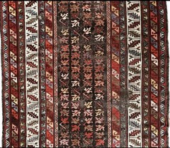 Antique Caucasian Shirvan Runner Rug 3’8” x 8’10” ft • circa 1850-1890