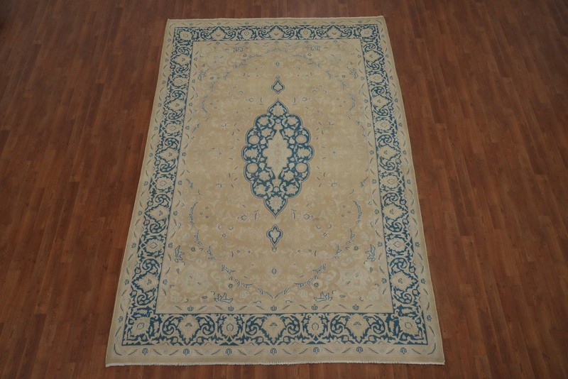 Vegetable Dye Vintage Distressed Traditional Area Rug 7x10 ft Hand-knotted Wool gallery