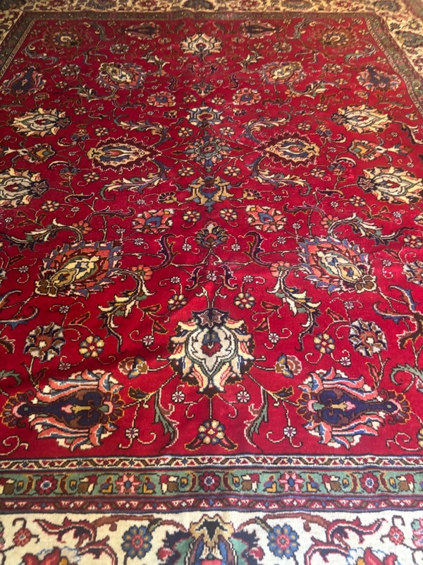 SIMI ANTIQUE. HAND MADE. 12X10 EXCELLENT CONDITION. FULL PILE.WITH SINGNR gallery