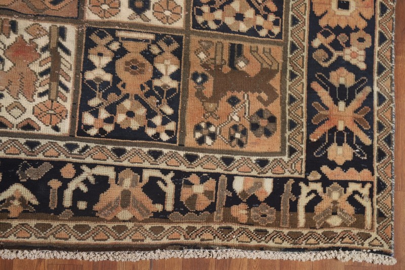Garden Design Handmade Area Rug 7x10 Vintage Traditional Tribal Room Size Carpet gallery