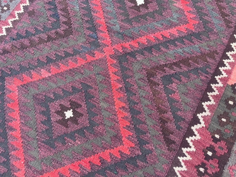 Faded Terracotta Afghan 4x7 Turkmen Maimana Veg Dyes Wool Antique Oriental Rug gallery